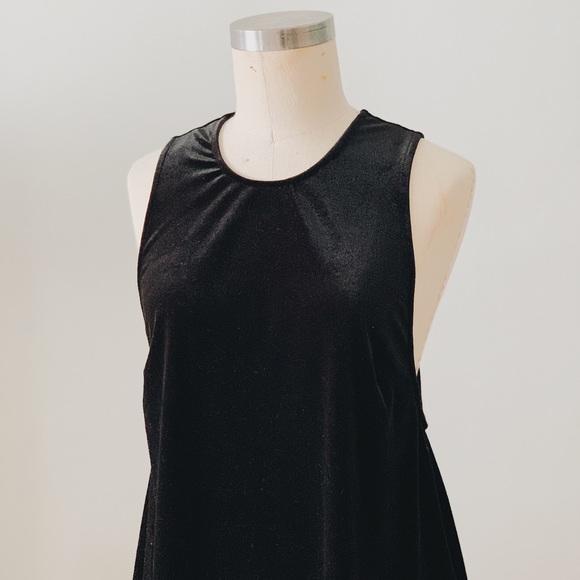 American Apparel velvet mini dress S - Picture 3 of 5